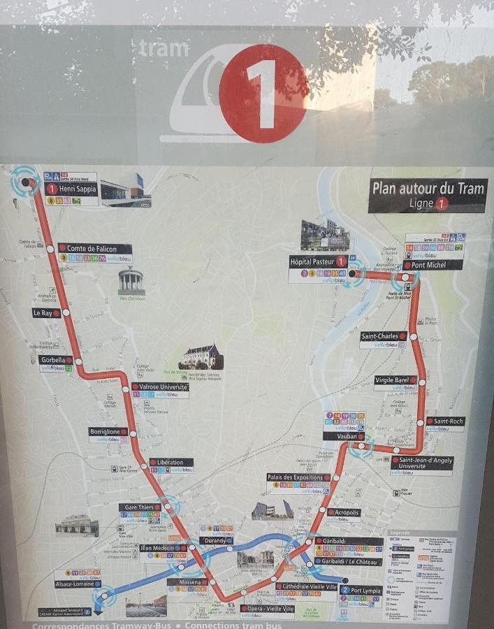 New Cheap Private Room, Kitchen , Overwieuw Sea,Tram On Spot, 12 Minutes From Nice Train Station With Tram , Beach In 17 Min Tram , Chambre Privee Pas Cher, Cuisine Equipee , Tram Sur Place, Apercu Mer, 12 Min De La Gare De Nice Avec Le Tram, 17 Min Kültér fotó